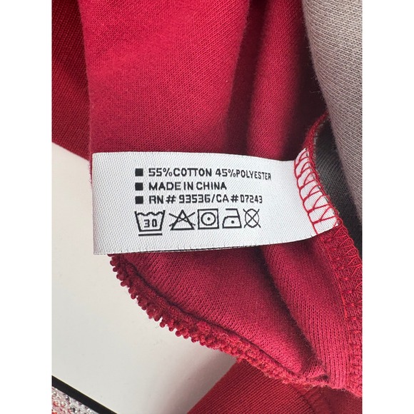 Ecko Unltd. Red Full Zip Track Jacket Mens Medium Color Block Logo - Picture 4 of 9